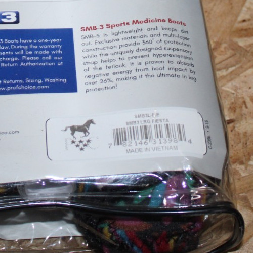 NEW PROFESSIONAL CHOICE SMB 3 HORSE SPORTS MEDICINE BOOT LARGE FREE SHIPPING