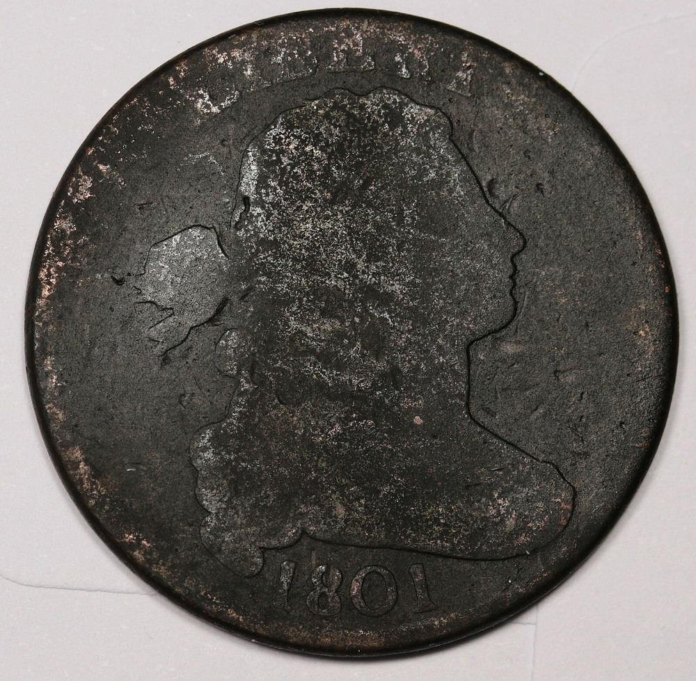 1801 Large Cent.  Circulated.  174742