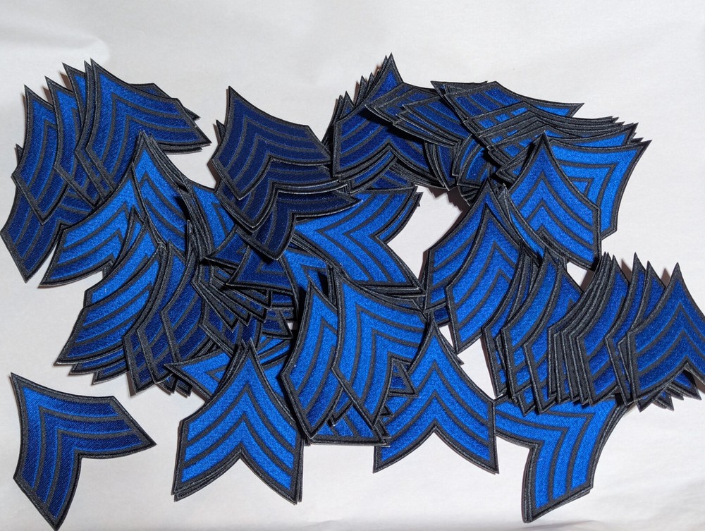(26) 3" Uniform Sew On Sergeant Rank