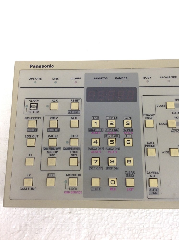 Panasonic WV-CU360C System Controller For Panasonic Dome Cameras, WORKING
