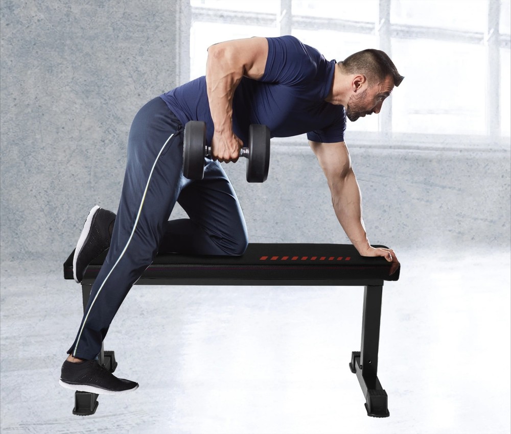 Strength Universal Flat Weight Bench, Black