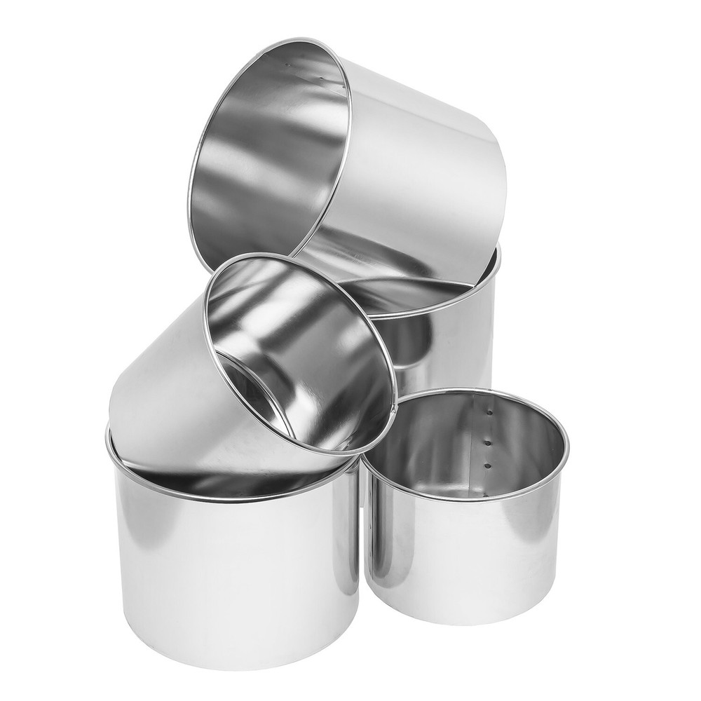 Set Of 5 Pans For Baking Easter Bread (Paska) With Removable Bottom