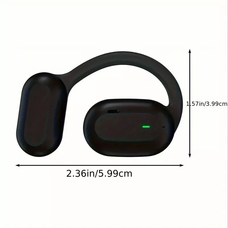 True Wireless Bone Conduction Headphones Bluetooth 5.4 Wireless Headset Earbuds