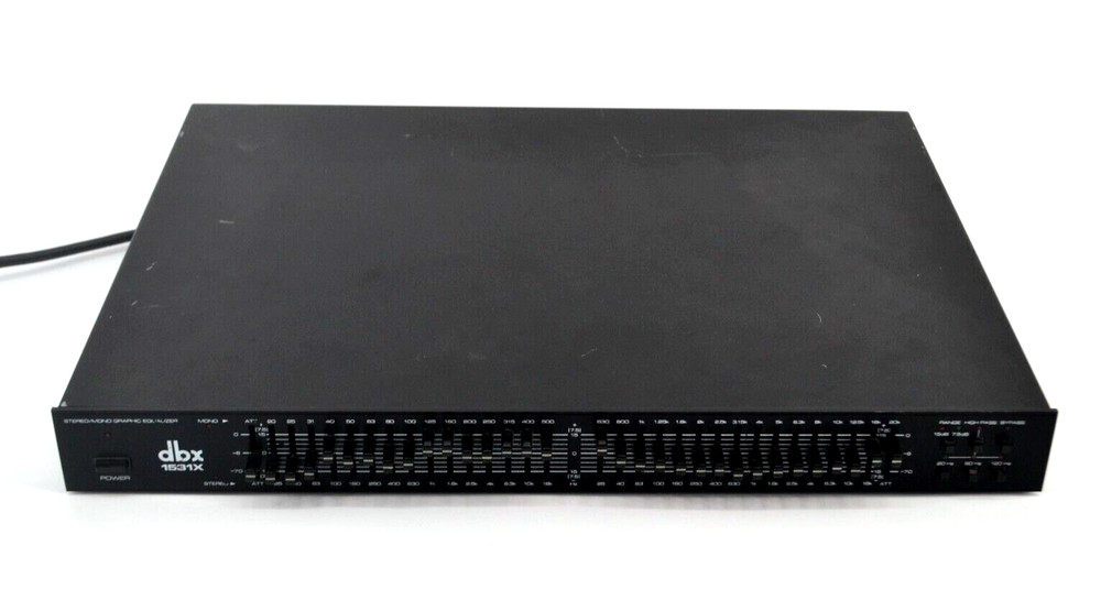 DBX 1531x Stereo / Mono Graphic Equalizer EUC Tested - Working
