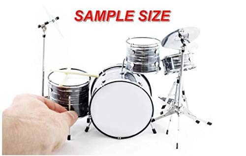 Classic Studio Drum Kit Model Blue Sparkle - 1:4 Scale Model