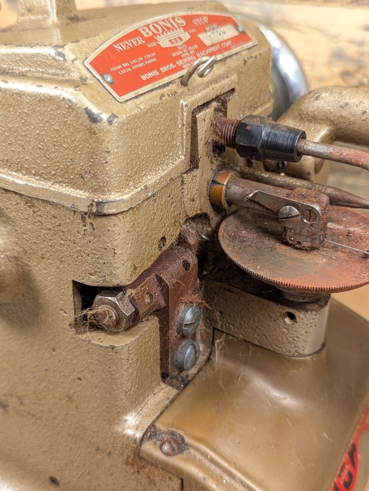 Bonis Never Stop Model A-21 Sewing Machine UNTESTED