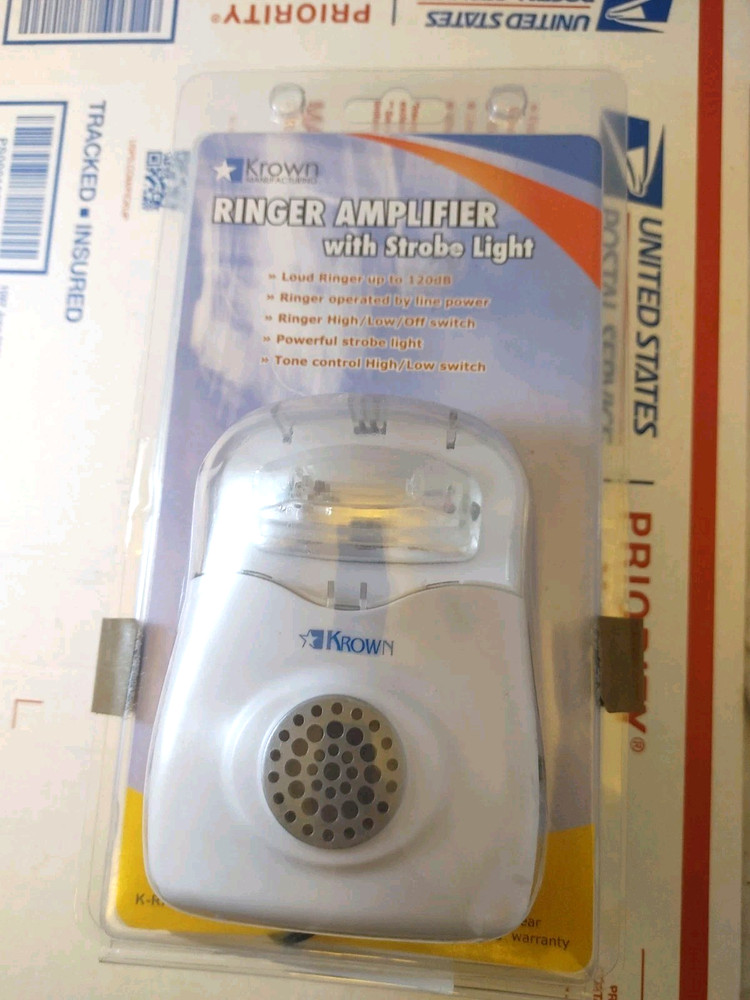 Krown Ringer Amplifier with Strobe Light NEW