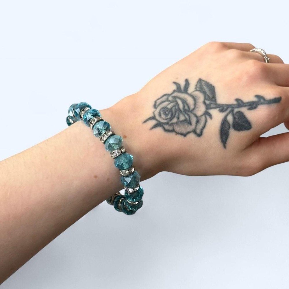 Shiny Blue Bracelet