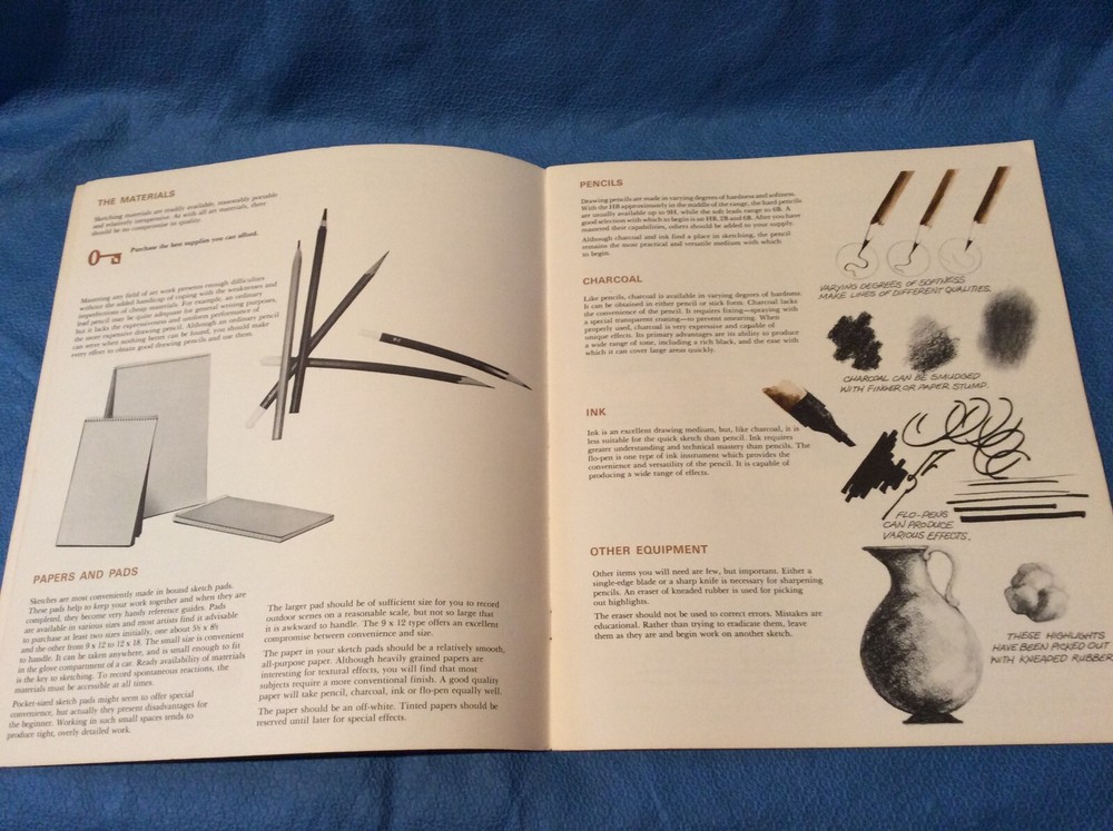 Art Instruction Skylight Studio Keys to Sketching Book