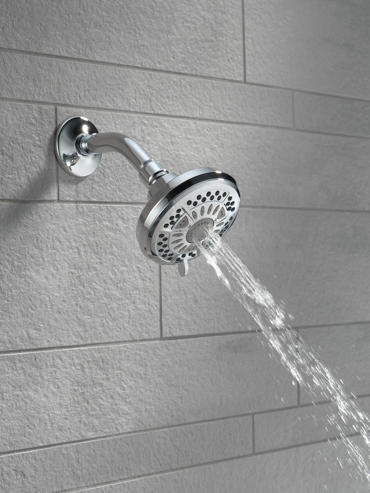 Delta 6-Setting Shower Head in Chrome - Certified Refurbished