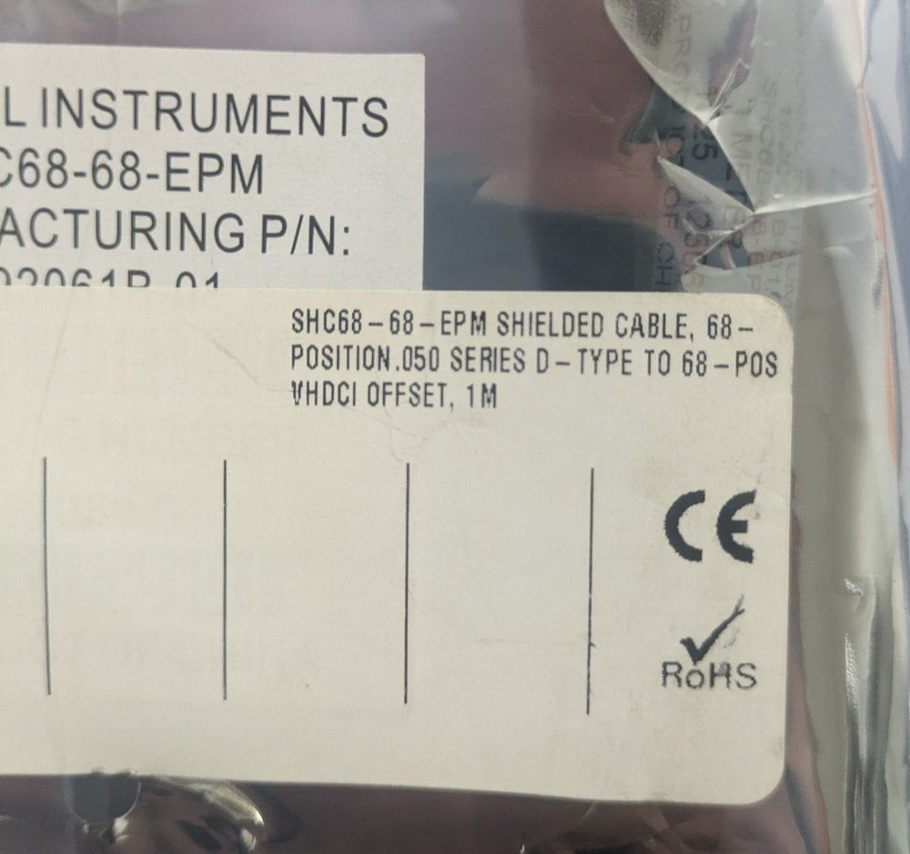 National Instruments SHC68-68-EPM Shielded Cable 68 DAQ