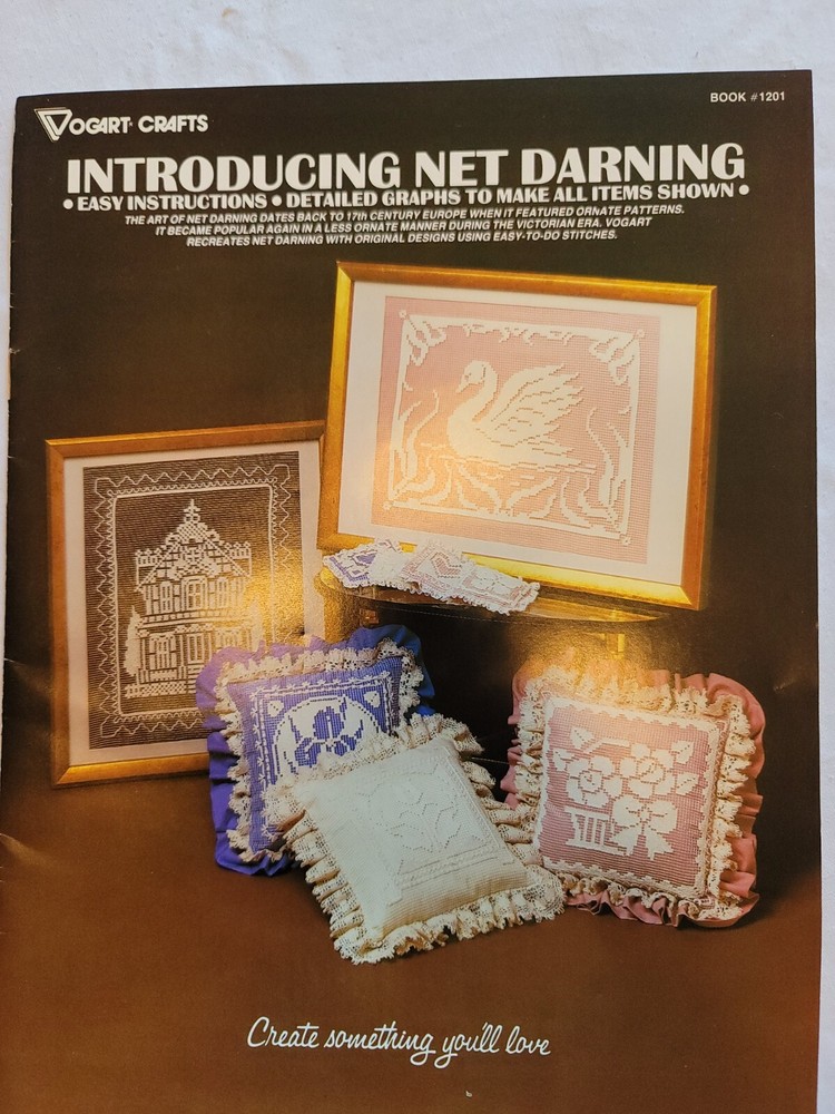 Introducing Net Darning-Net Darning Samplers-Net Darning Country Style Booklets