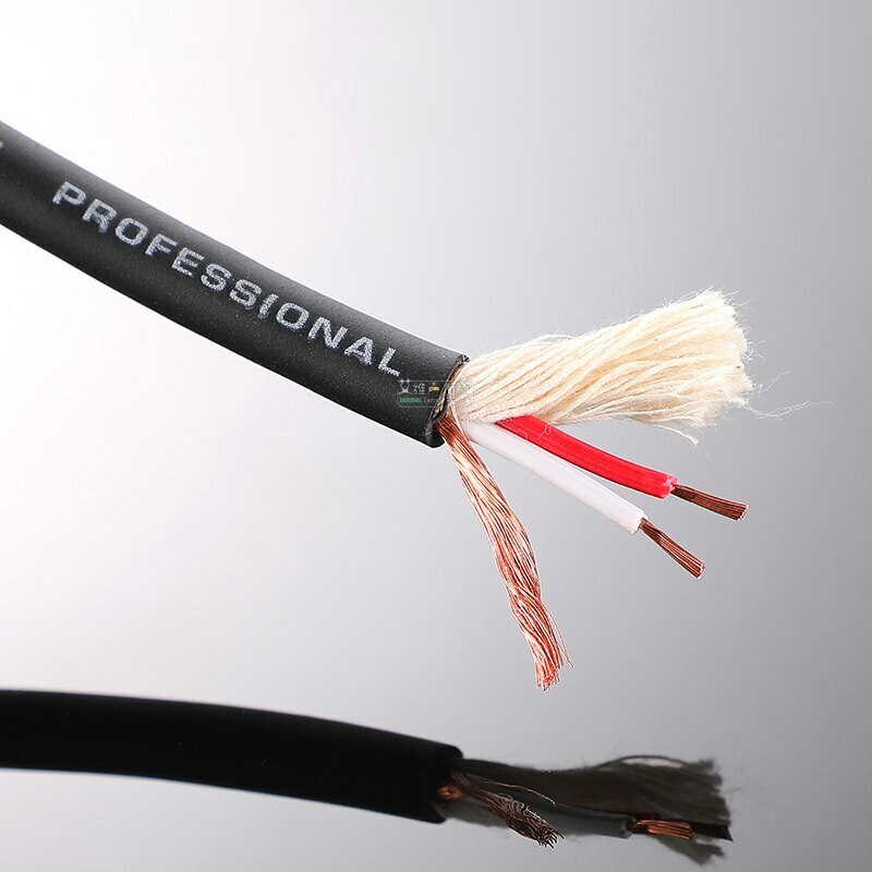1 meter Huamin RVP1E 2x 0.3² winding shielded microphone audio cable balanced