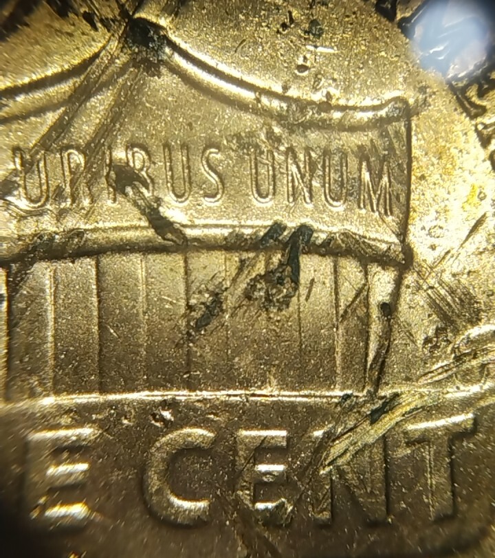 2020 D LINCOLN SHIELD CENT/DIE BREAK/DIE CHIPS