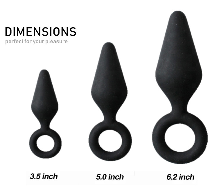 PANTHEON THREE MUSES ANAL BUTT PLUGS 3 PACK NEW