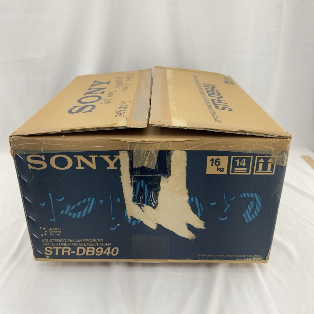 Sony STR-DB940 FM AM Receiver Remote Manuals Original Box Bundle