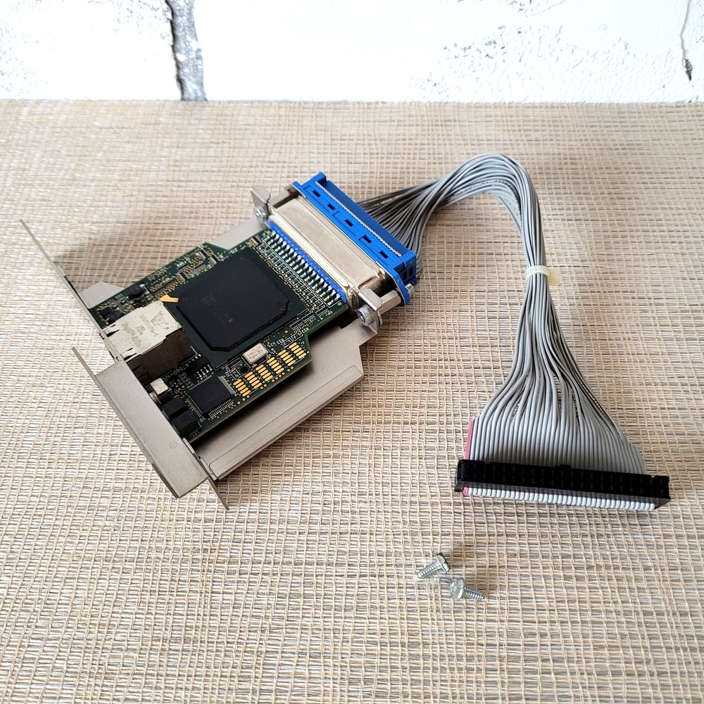 Zebra 105SL Printer Ethernet Network Interface Card 47560-100 Rev B TESTED