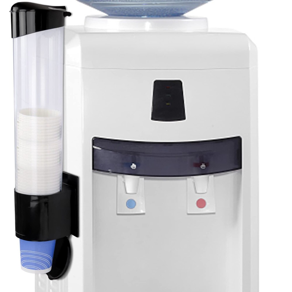 Cup Dispenser, Water Cooler Pull Type Cup Holder Fits 5oz - 7oz Cone or Flat