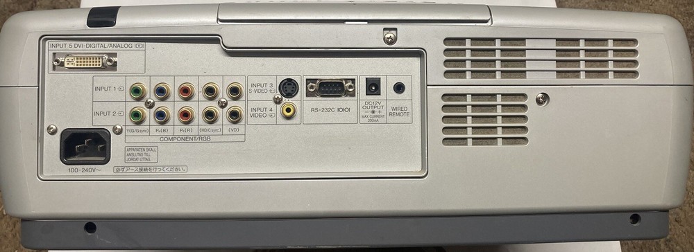 Sharp xv-z10000 Projector Excellent Condition!