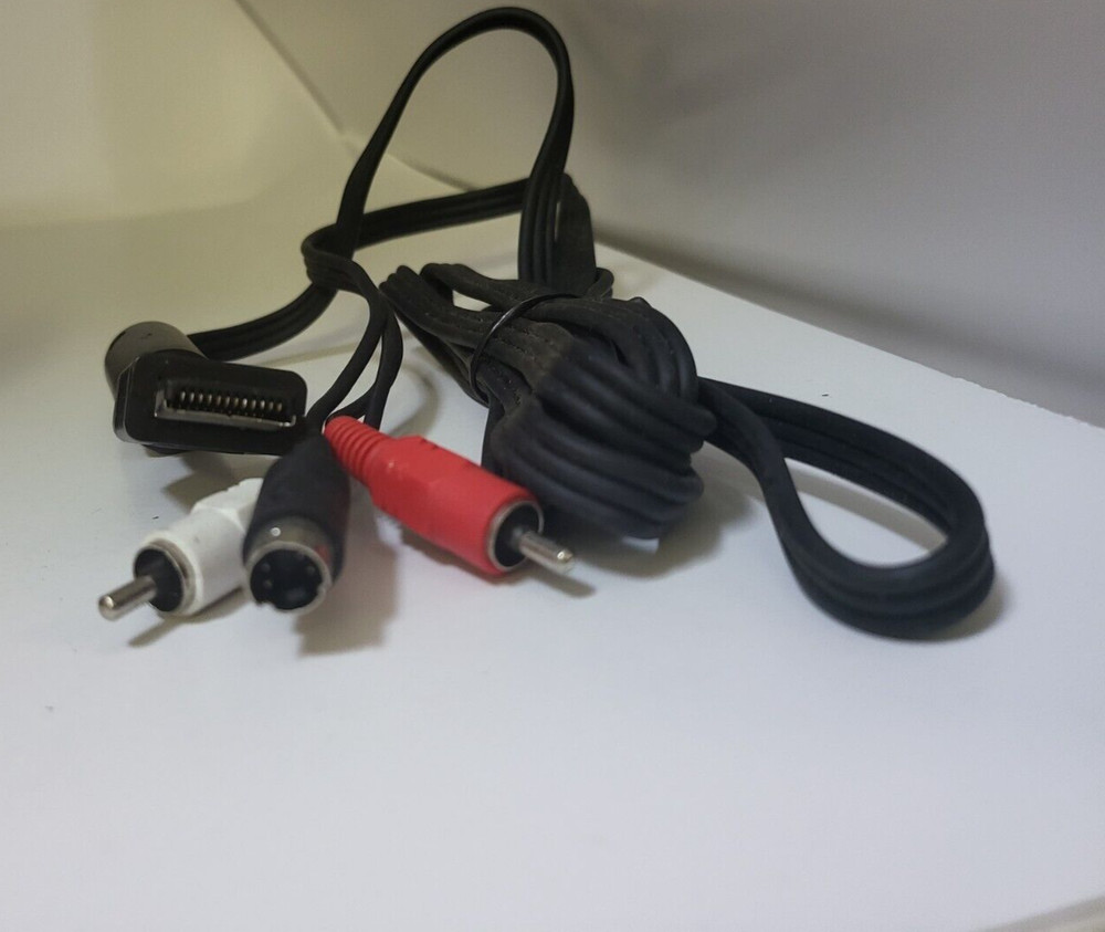 6FT S-VIDEO CABLE FOR PLAYSTATION 1 2 PS2 PS3 PSONE MADE BY PERFORMANCE/INTERACT