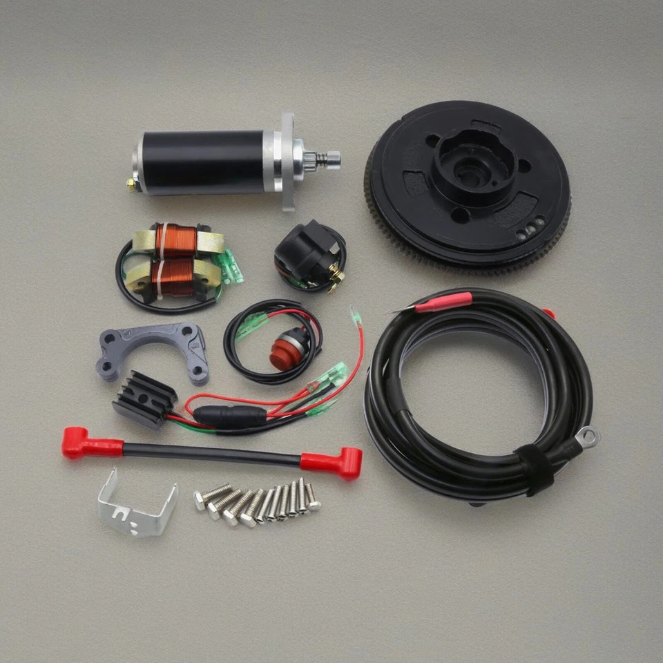 1set Electrical start conversion kit For Mercory 4 Stroke 9.9HP Outboard Motor