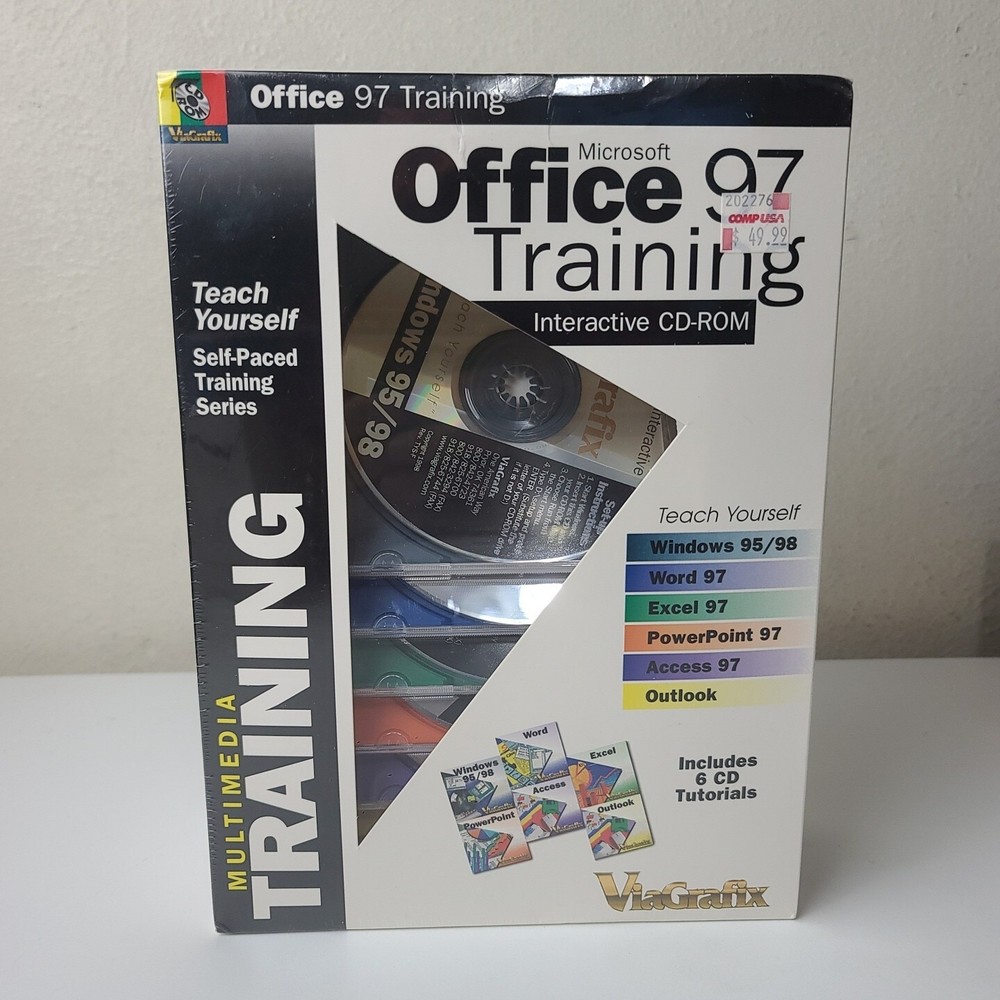 ViaGrafix Office 97 & Windows CD-ROM Multimedia Tutorials Training Interactive
