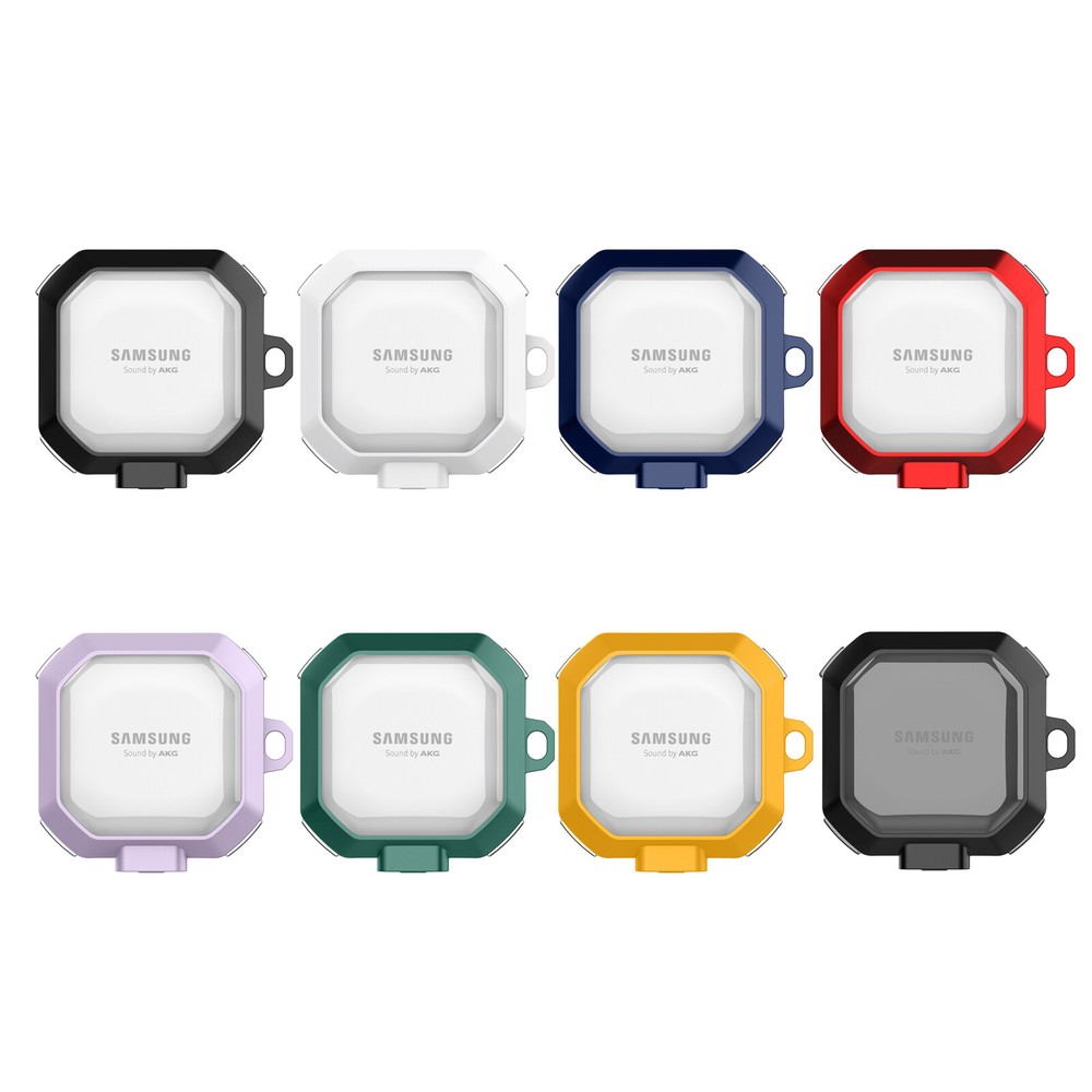 Shockproof Lock Case+Keychain for Samsung Galaxy Buds FE /2 Pro/Pro/ Buds 2/Live