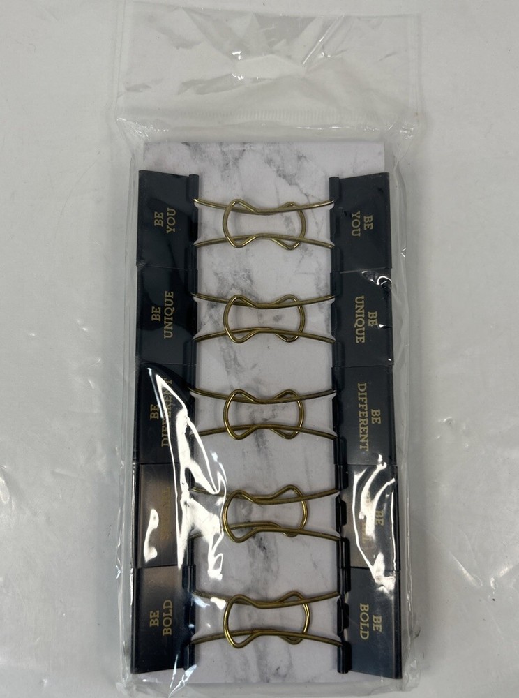 Robee 10 Count Special Message Inspirational Binder Clips