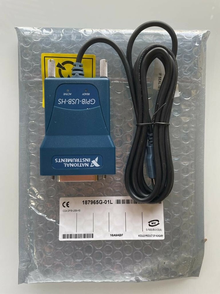 National Instruments GPIB-USB-HS Interface Adapter Controller 187965G-01L