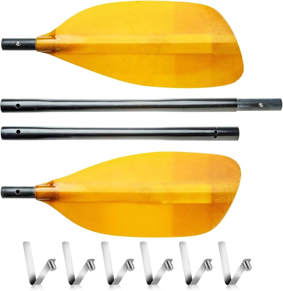 Sliverdew 12 Pieces Tent Pole Clips Push Button Spring Clip 8mm