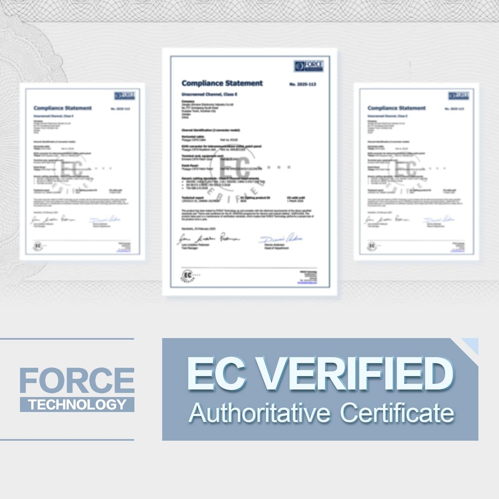 Patch Panel 12 Port【EC Listed】 10Gbps Cat6A Ethernet Network Patch Panel with...