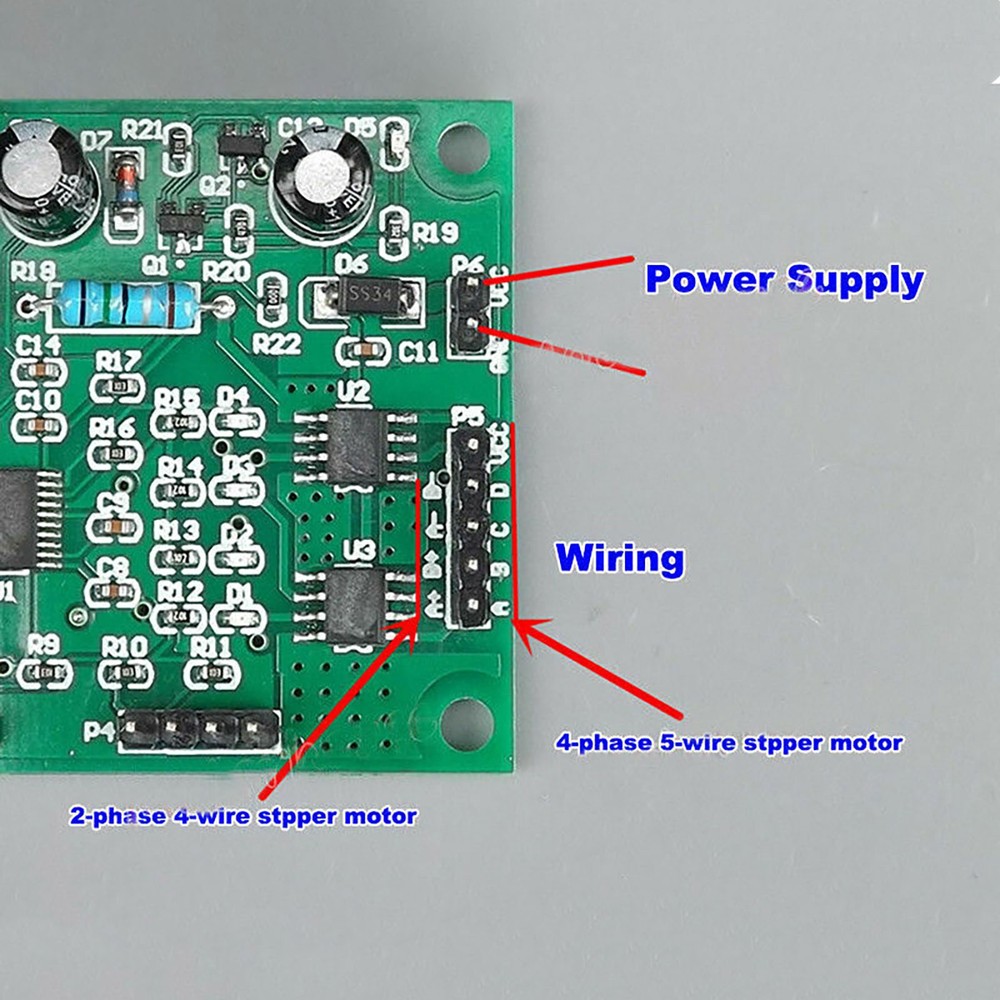 2-PHASE&4-Phase 5-Wire Stepper Motor DC 5v-12v Driver Board Speed Controller A