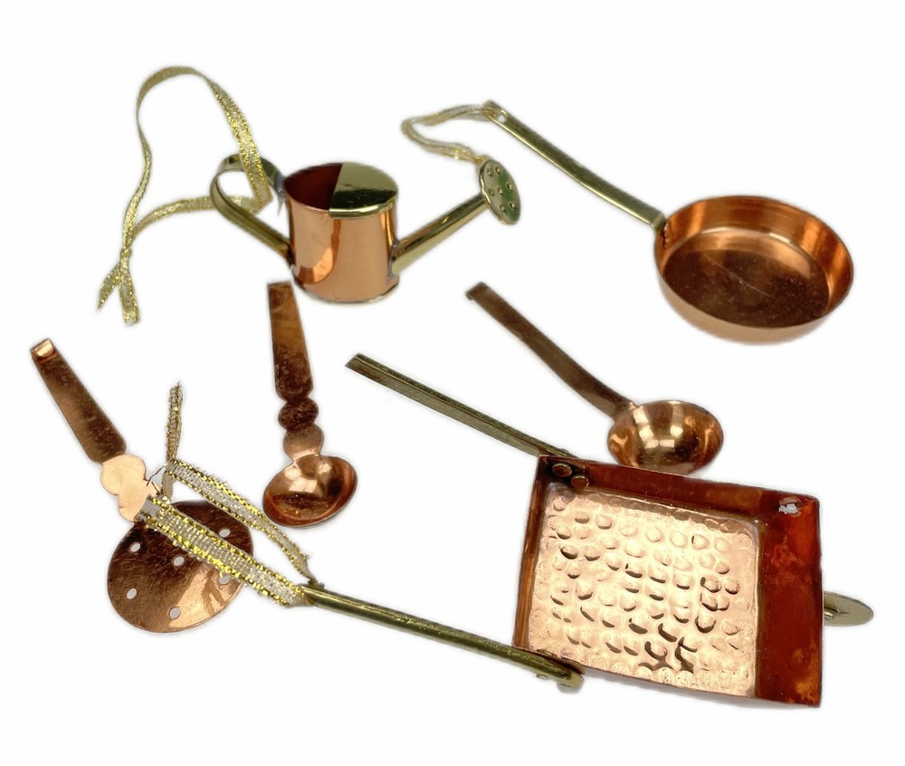 6 Piece Solid Copper Miniatures Old Dutch International
