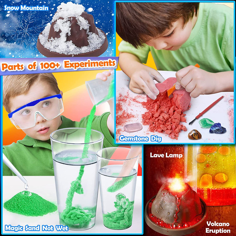 100+ Science Lab Experiments Kit for Kids - Educational Learning Toy