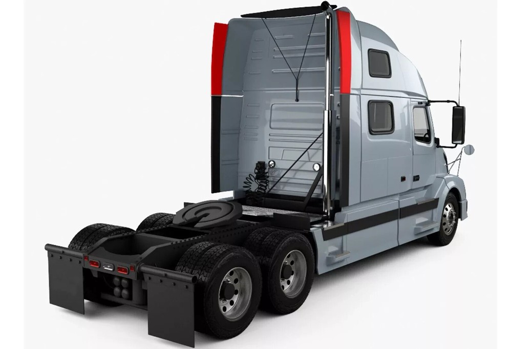 Compatible with Volvo VNL 2004-2017 Upper Cab Fairing Extensions Deflector Set