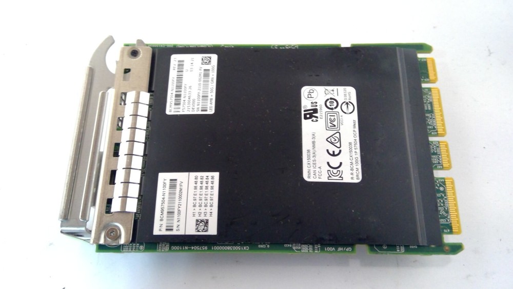 BROADCOM 100GbE OCP 3.0 ETHERNET ADAPTER NetXtreme E 100Gbps BCM957504-N1100FY