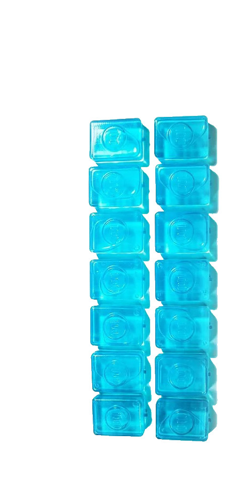 2 Cooling Neck Wrap w/ Ice Cubes Baseball Patriotic Red Blue Heat Relief Outdoor