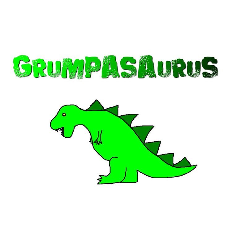 CafePress GRUMPASAURUS 10" Wall Clock (151201242)