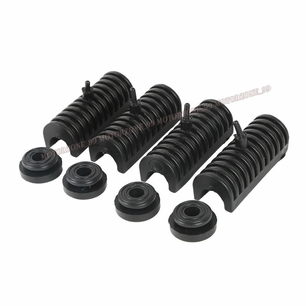 8x Rubber Grommet Support Cushion Hard Saddlebag Fit For Harley Touring 90764-93