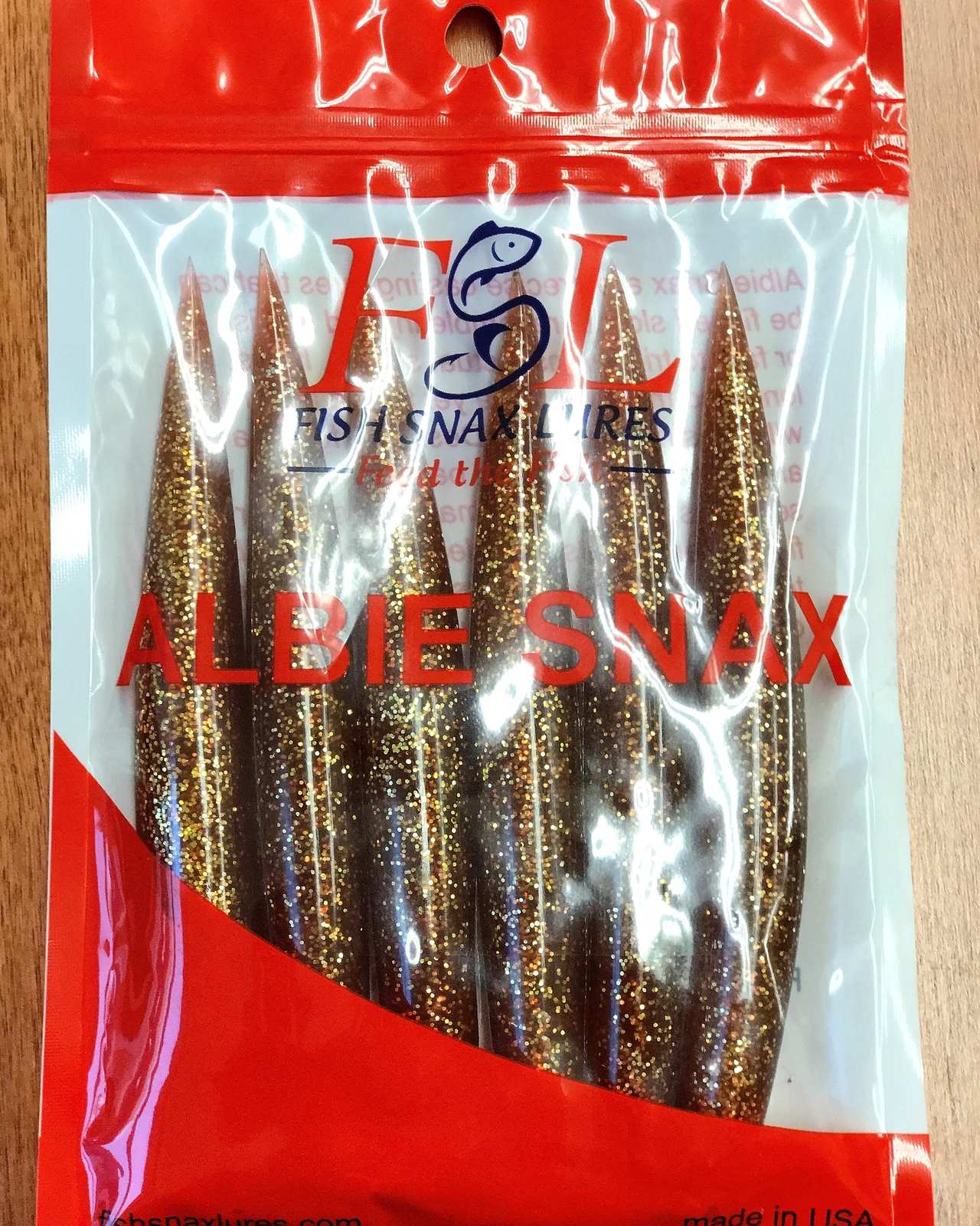 Albie Snax 6 Pack Fish Snax Lures