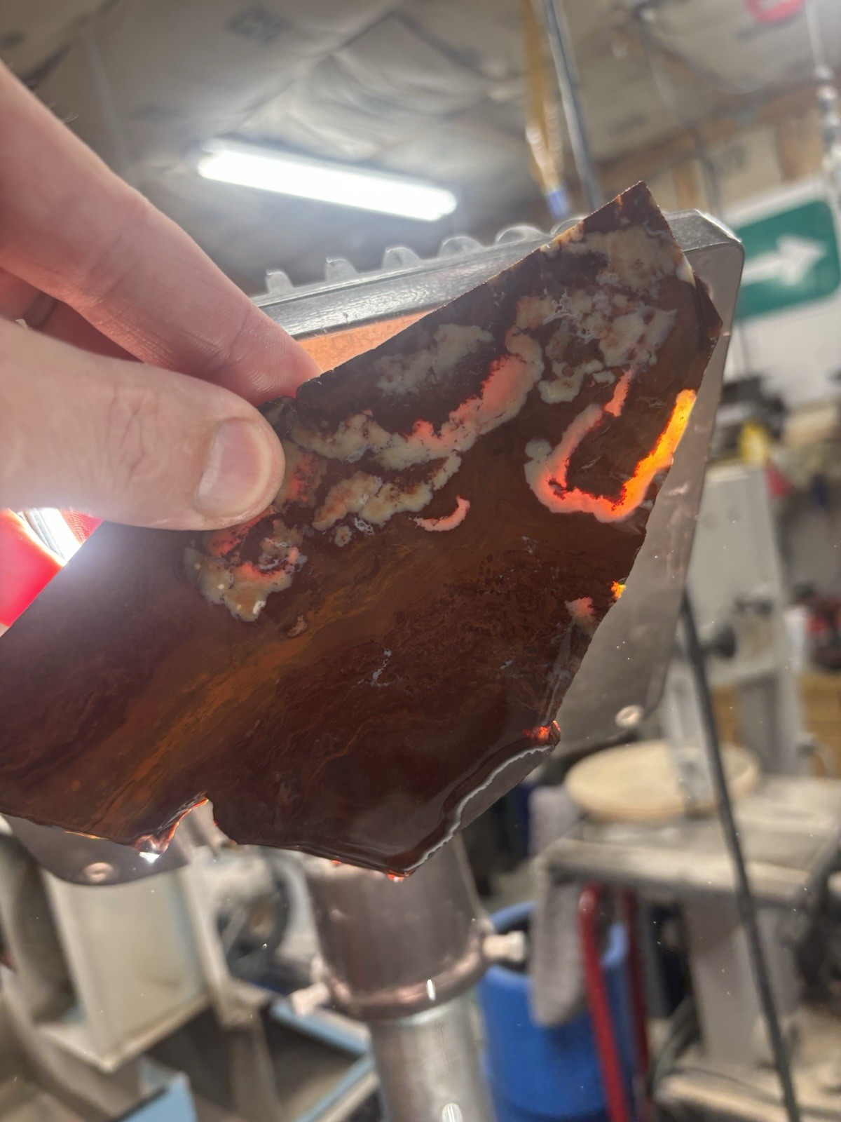 Heat Treated Poka Dot Agate Flint Knapping Arrow Heads Material Test Flaked