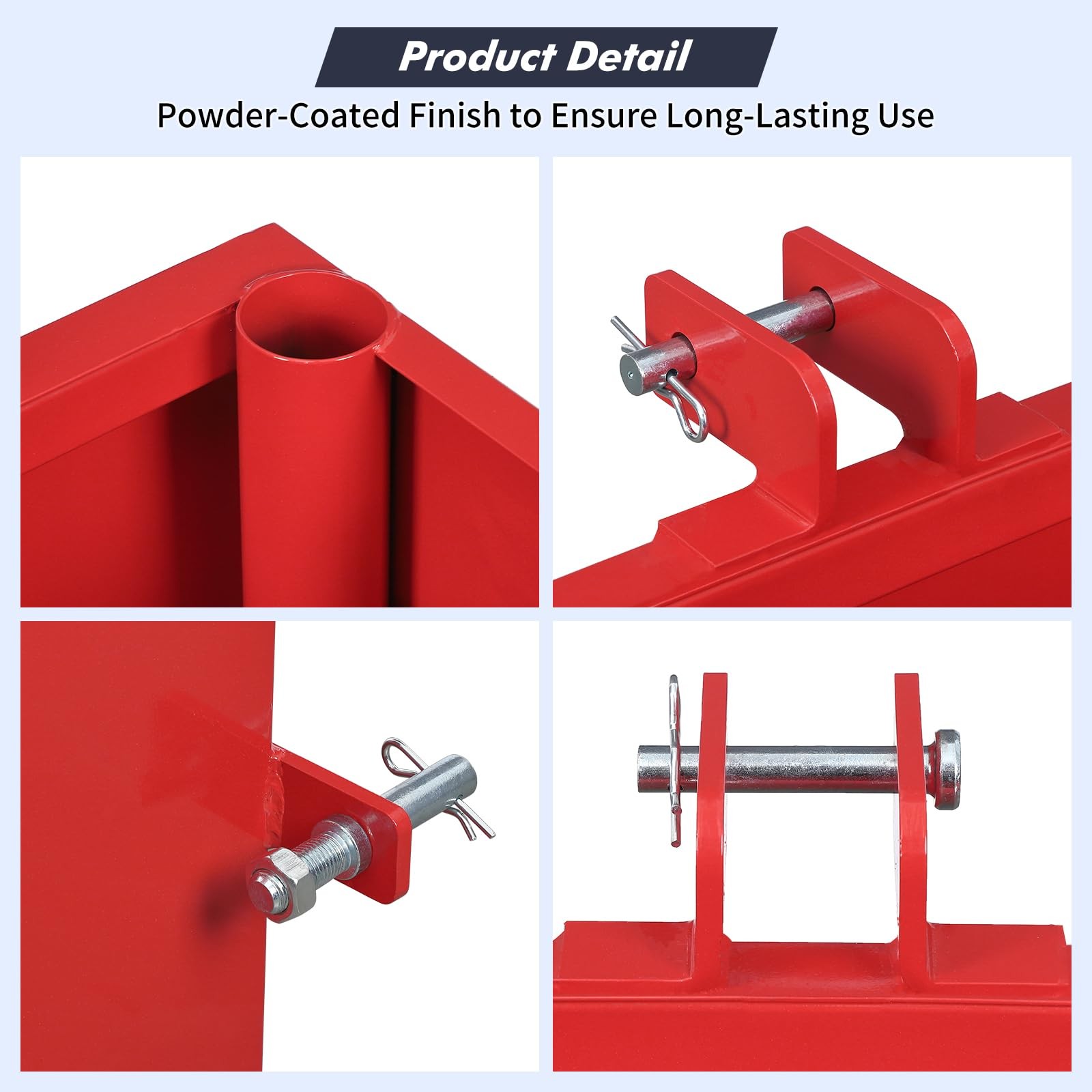 Ballast Box 3 Point Cat 1 Tractor Heavy Duty 800LBS Counterweight 2" Receiver