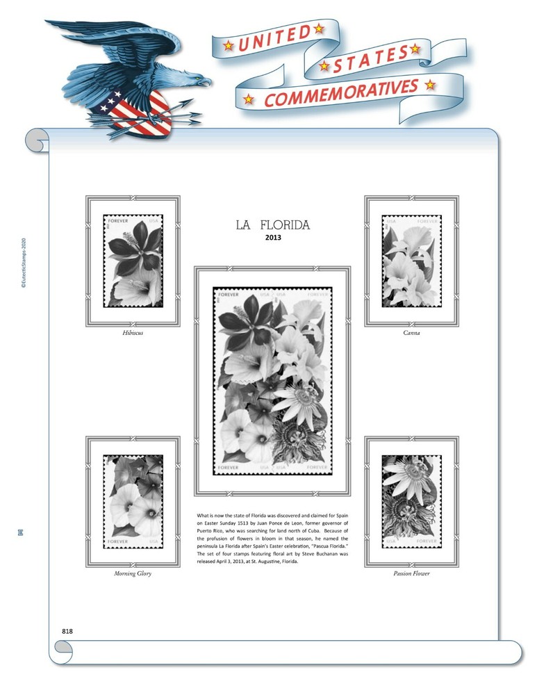 2013 U.S. Commemorative Singles COMPLETE Supplement (White Ace Alternative)