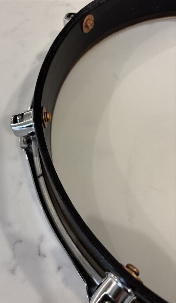 Custom Made 14”x 2", Birch shell, pancake tom (#273), using various drum parts