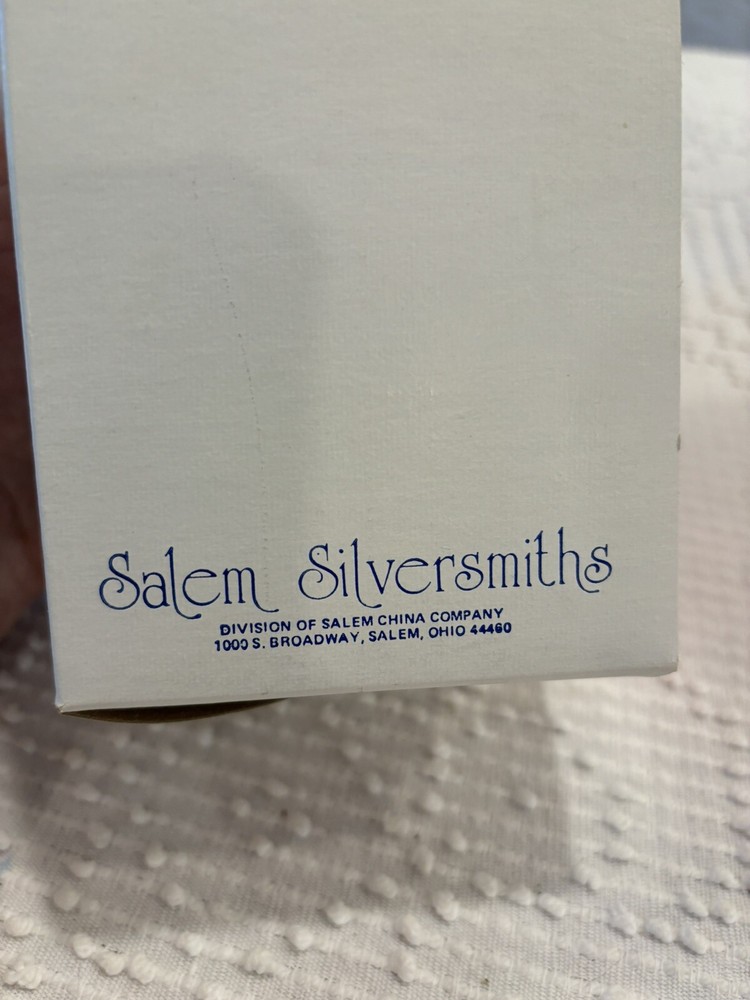 Vintage Salem Silversmiths 7” Silverplate Goblet