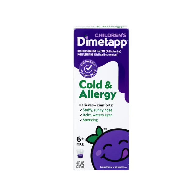 children's dimetapp cold & allergy