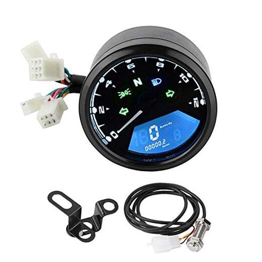 Speedometer for Motorcycle - Universal Motorcycle LCD Digital Display