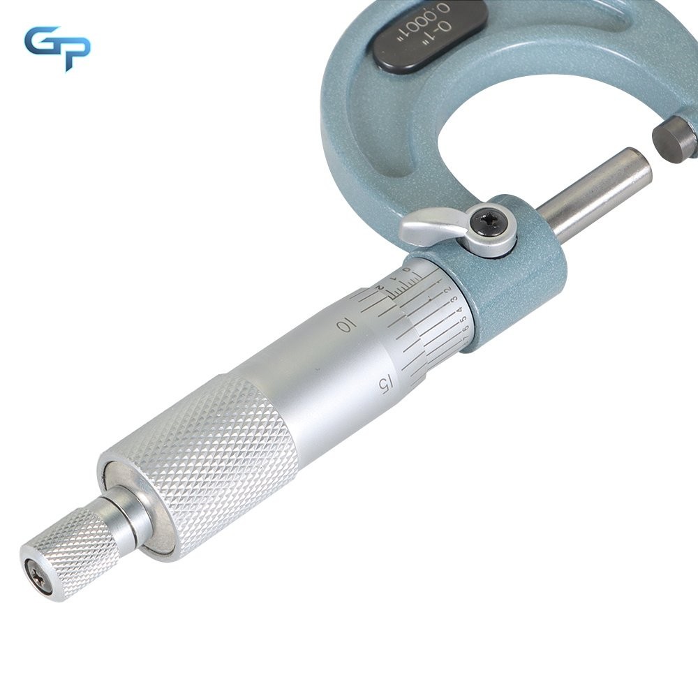 0-6" SOLID METAL FRAME MICROMETER SET 0.0001" Premium Precision