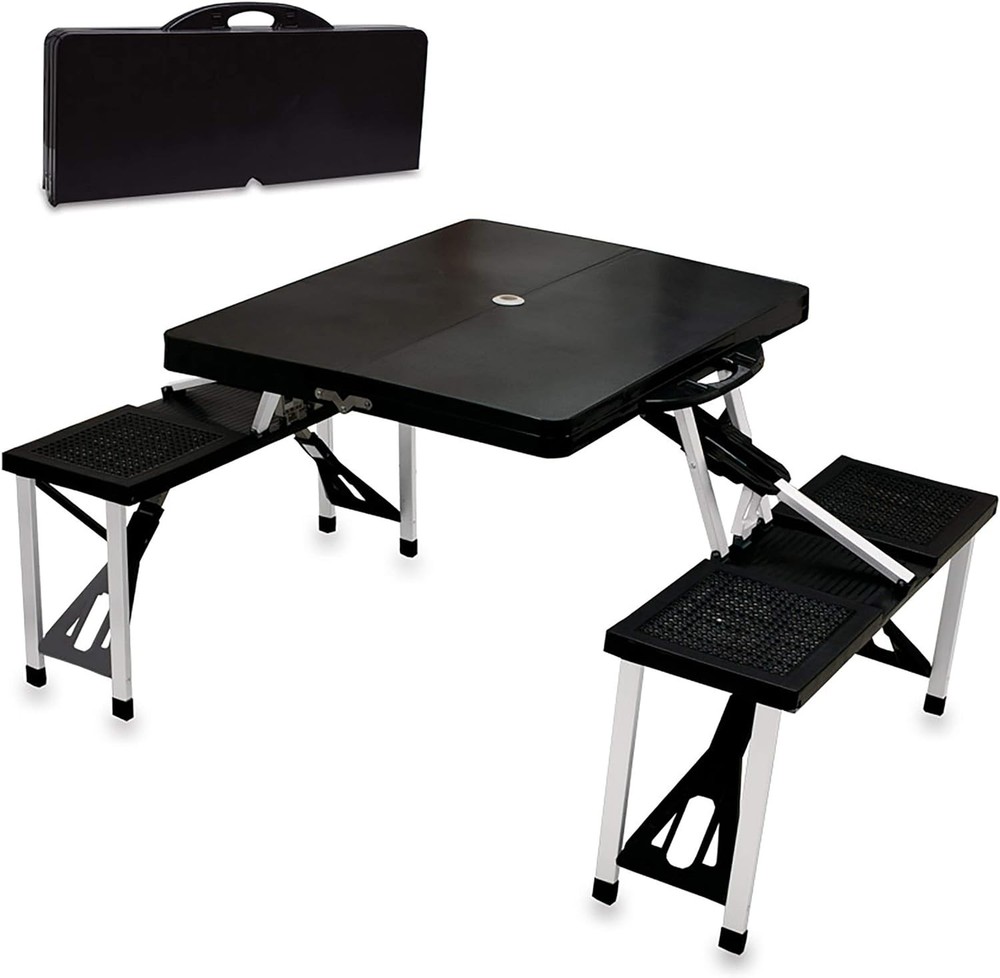 PICNIC TIME Portable Folding Picnic Table, Seats 4