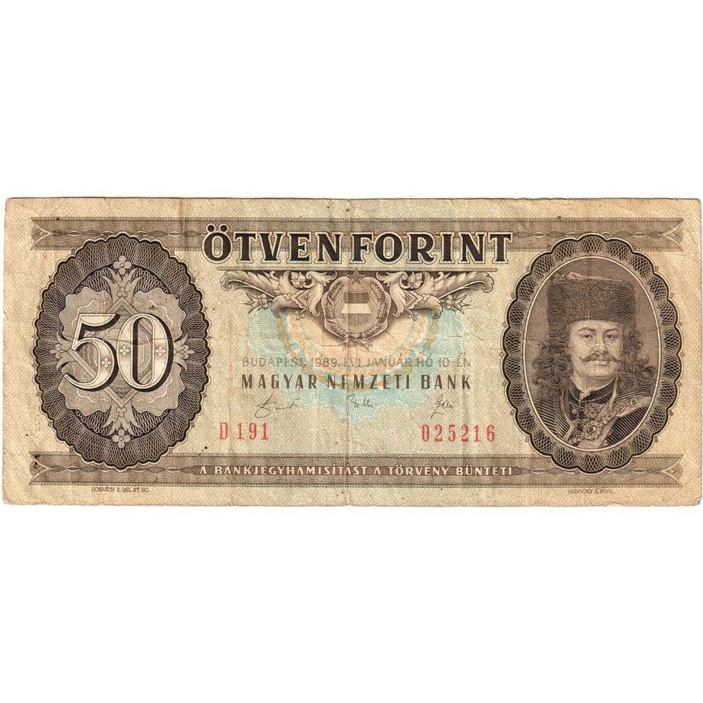 [#233386] Hungary, 50 Forint, EF